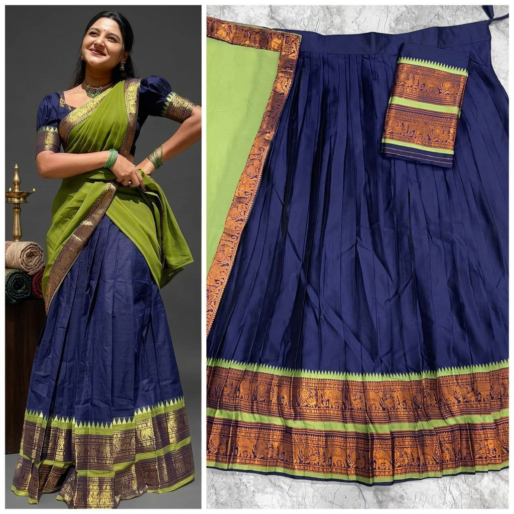 Regal Navy & Olive Elephant Heritage