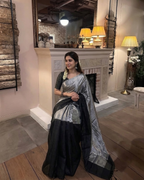 Regal Split Handloom Tissue Cotton Saree