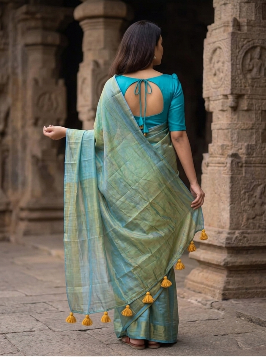 Effortless Elegance in Shimmering Silk