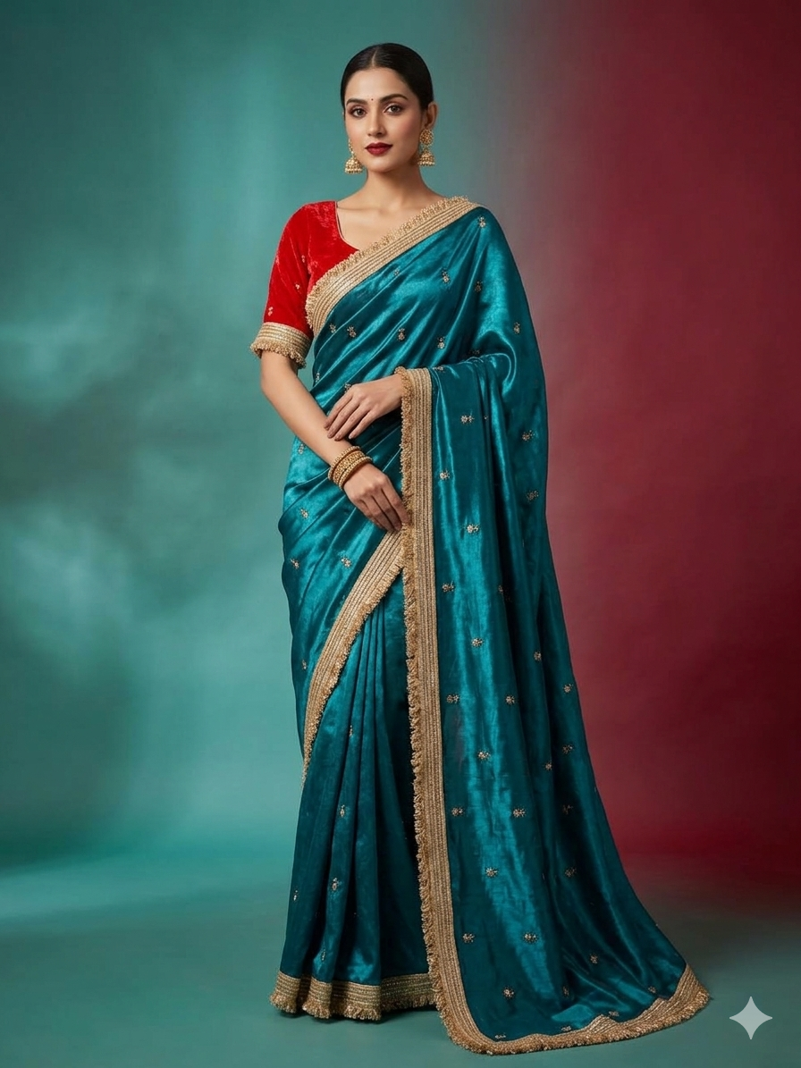 Teal Sapphire Radiance