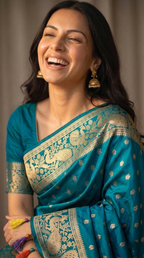 Celebrating Tradition Festive Radiance in Silk