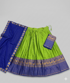 Royal Cobalt & Pistachio Peacock Ensemble