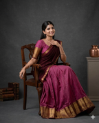 Vintage Mauve & Burgundy Regal Splendor