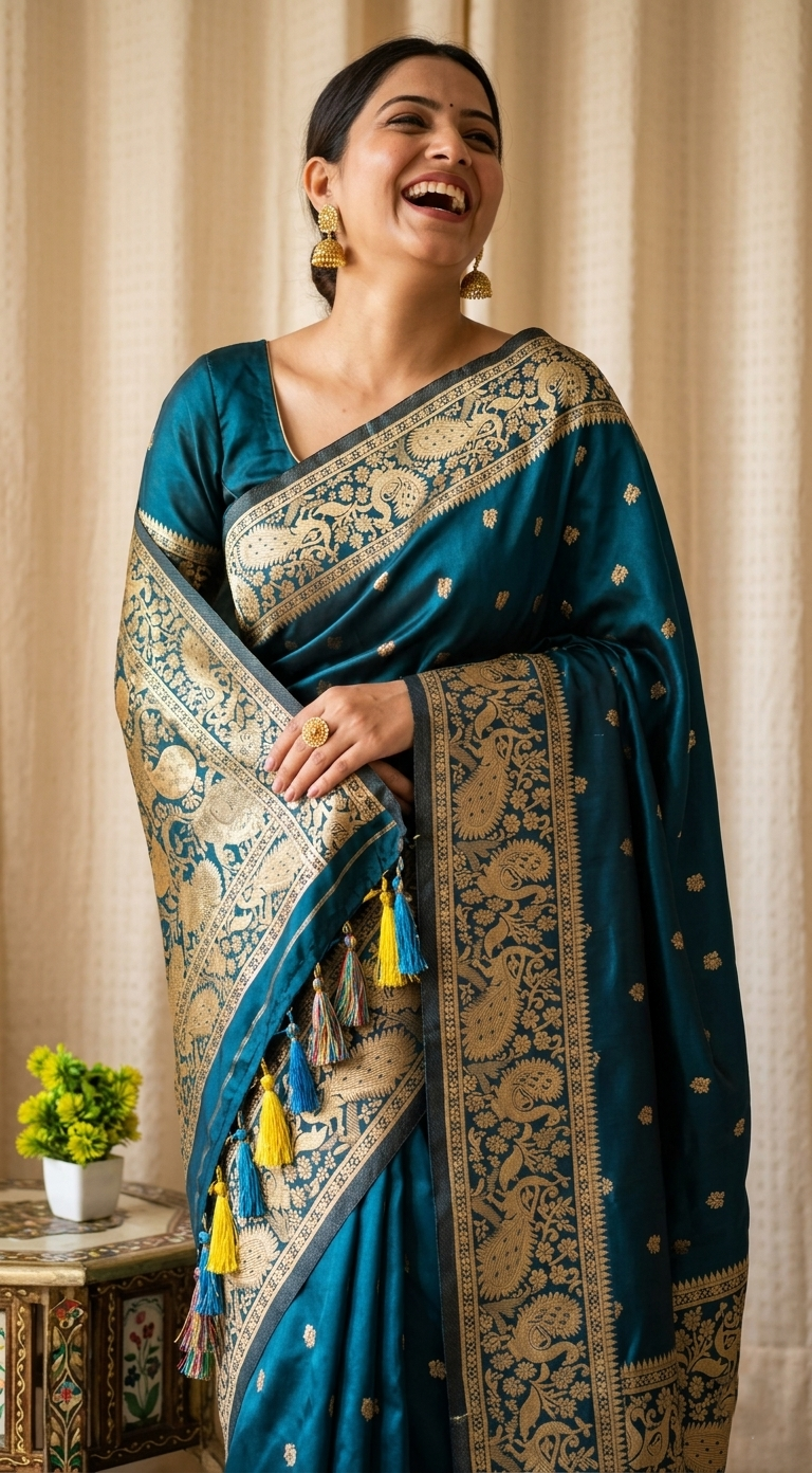 Capturing Moments of Pure Happiness in Traditional Silk