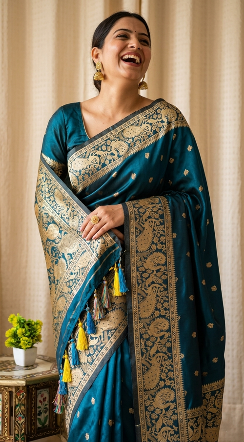 Capturing Moments of Pure Happiness in Traditional Silk