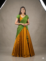 Radiant Mustard & Leaf Green Contemporary Flare