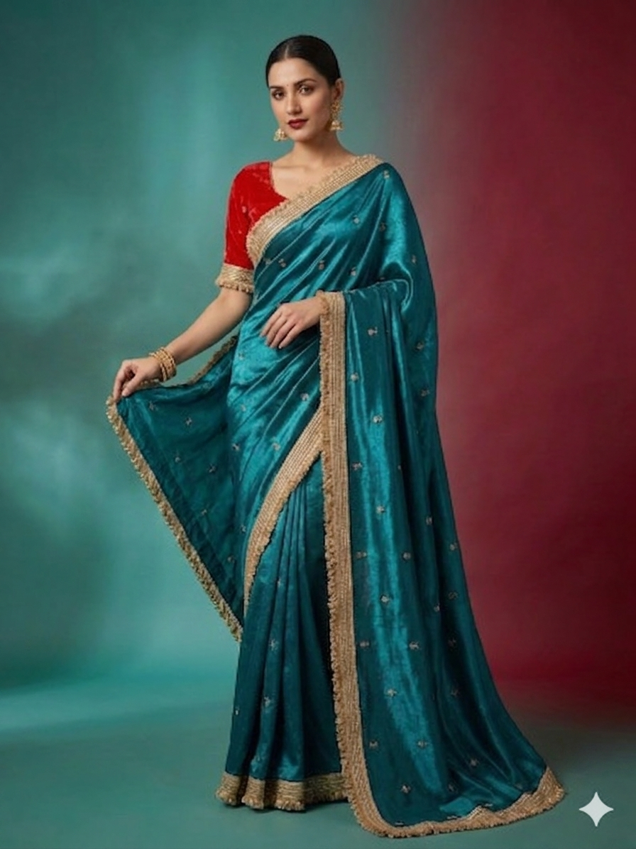 Teal Sapphire Radiance