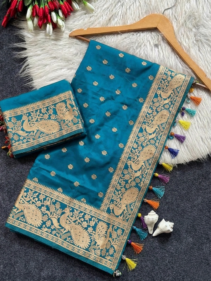 Celebrating Tradition Festive Radiance in Silk