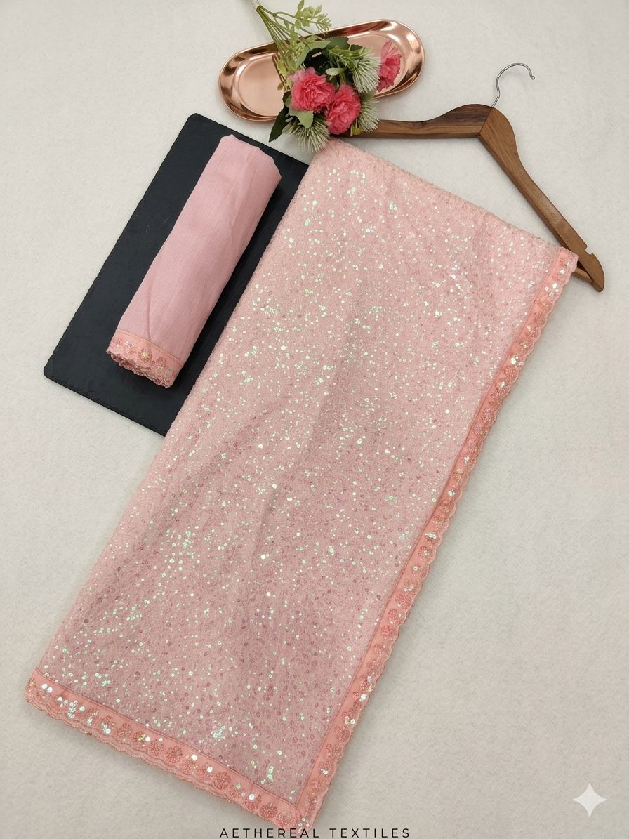 Rose Petal Sequin Glamour