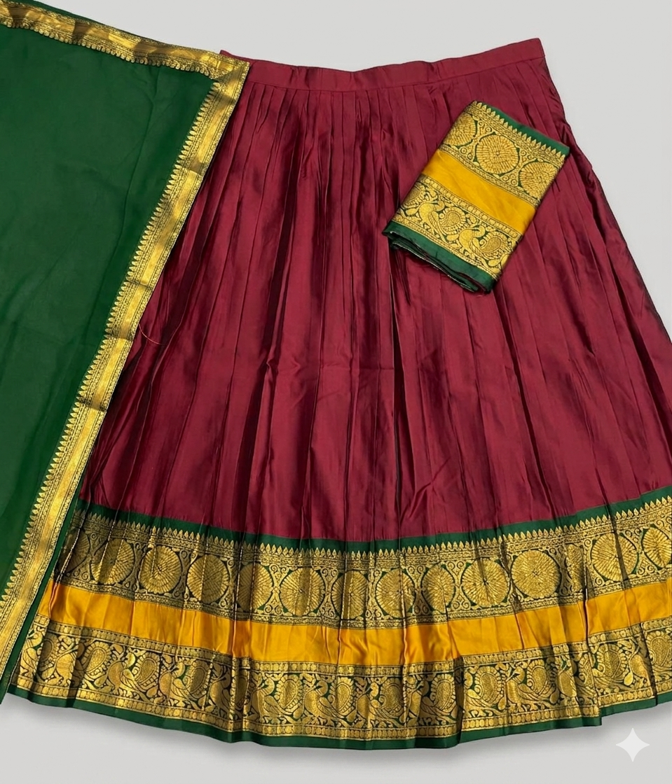 Timeless Maroon & Emerald Heritage