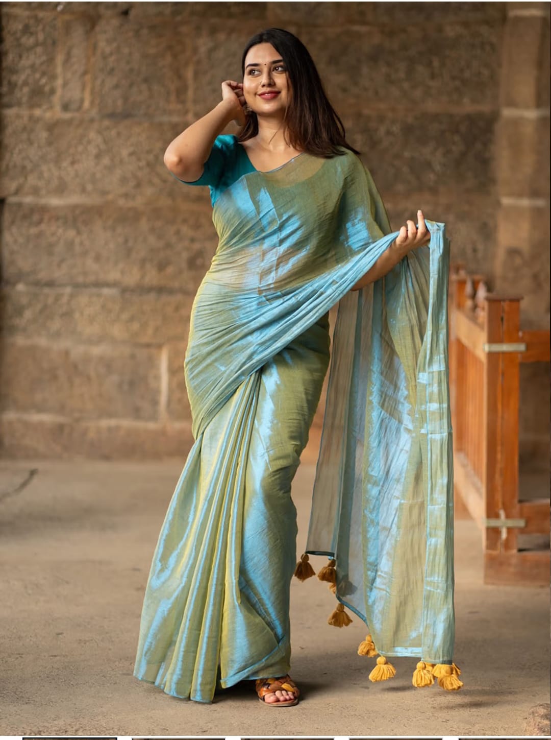Effortless Elegance in Shimmering Silk