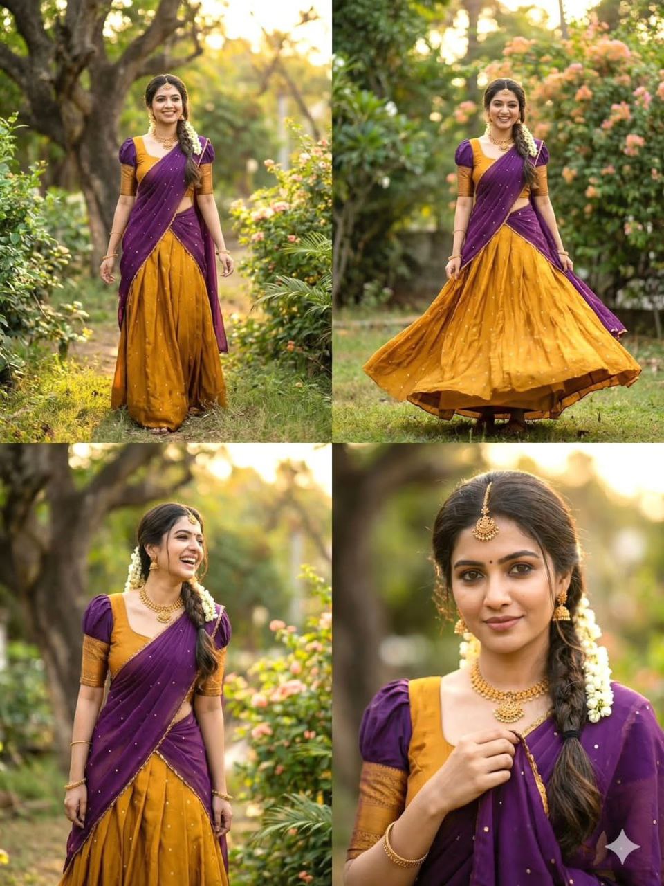 Golden Honey & Plum Blossoming Charm