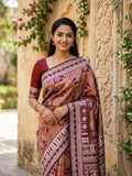 Traditional Elephant Motif Saree