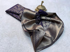 Elegant Purple Banarasi Saree Ensemble