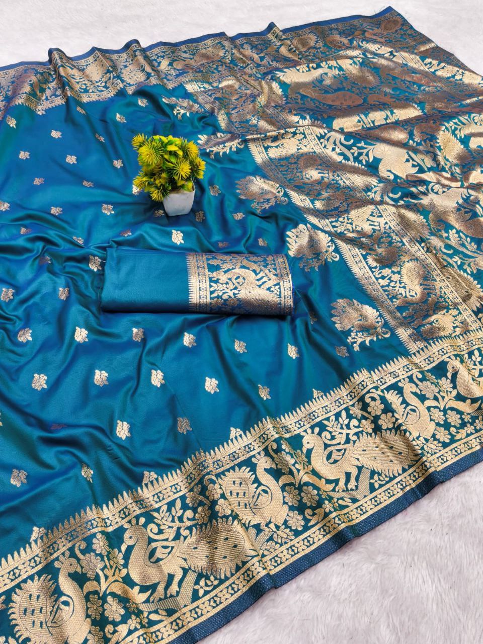 Celebrating Tradition Festive Radiance in Silk